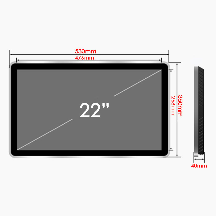 Màn hình quảng cáo treo tường 22 inch USB/WIFI - HAILOCVN