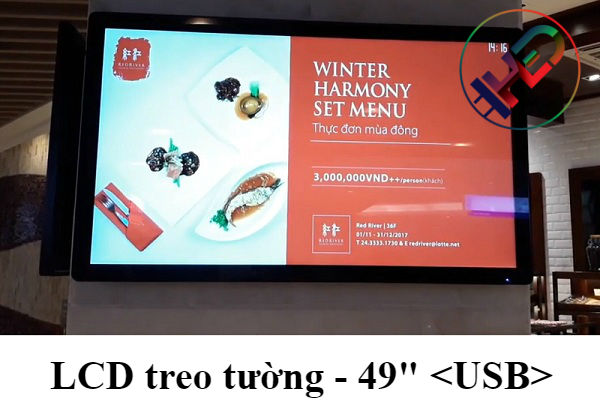 Thi công màn hình LCD 49inch tại Lotte Hotel - Hà Nội