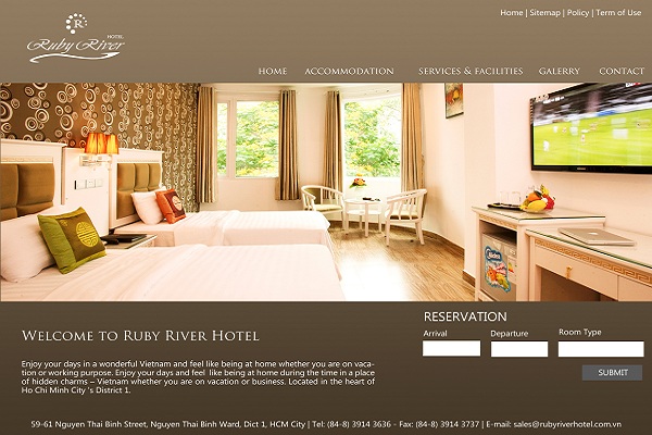 Xây dựng website khách sạn chuyên nghiệp (hình minh họa)