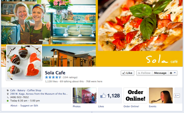 Sử dụng facebook, insta, zalo... để quảng bá nhà hàng (minh họa)