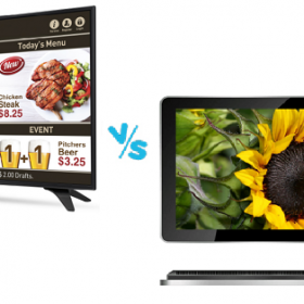 <b>So sánh tivi và màn hình quảng cáo chuyên dụng</b>