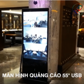 <b>Thi công màn hình quảng cáo  LCD chân đứng 55 inch tại La Belle Vie Hotel - Hà Nội</b>