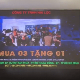 Thi công lắp đặt màn hình Led P3 shop NEM - TP HCM 10