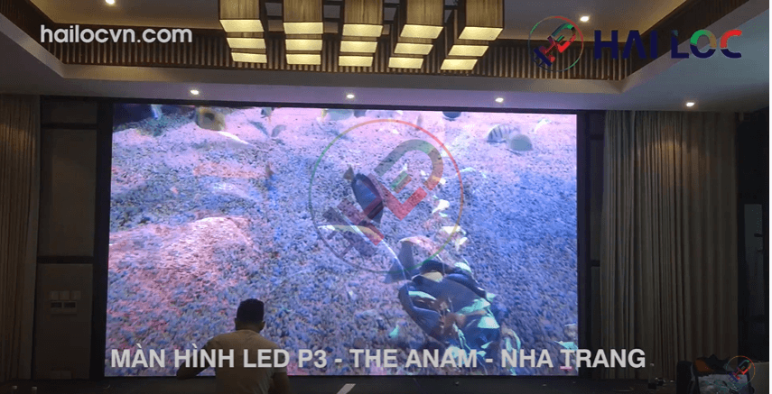 Thi công màn hình Led P3 Fullcolor tại Resort The Anam - Nha Trang