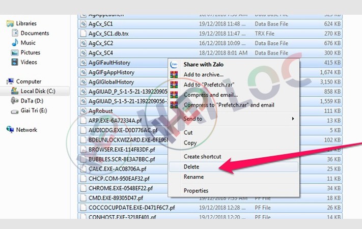Cách xóa rác trên máy tính cực dễ 2