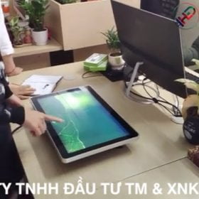 Hải Lộc thi công màn hình Quảng Cáo Thang Máy 22 inch tại Bộ tự lệnh cảnh vệ  