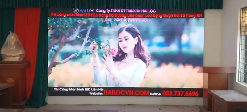 Thi Công Led Màn Hình P3 tại Liên đoàn Lao động Hai Bà Trưng, Hà Nội  