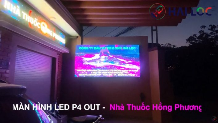 Thi Công Bảng Màn hình LED P4 indoor tại Trung tâm Giáo Dục Thường Xuyên  