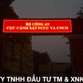 Thi Công Bảng LED P10 Ngoài Trời Chi cục hải quan Tà Lùng  