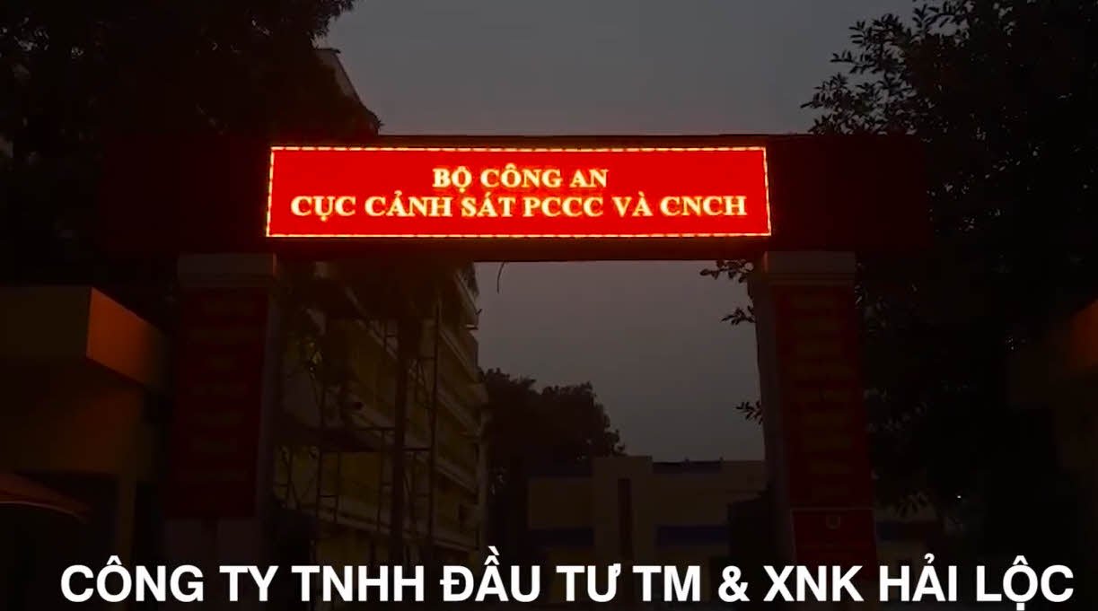 Thi Công Bảng LED Ngoài Trời P10 cho Cục CS PCCC thi-cong-bang-led-ngoai-troi-p10-cho-cuc-cs-pccc