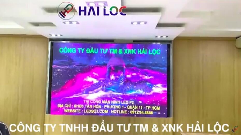 Thi Công màn hình LED P2 Dược Phẩm Sohaco miền Nam  