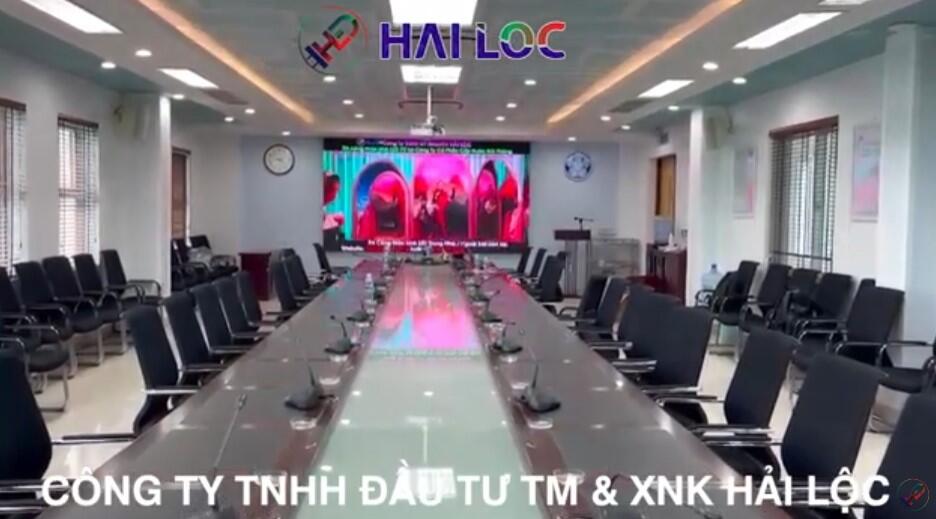 Thi Công màn hình LED P2 nhà máy nước Hải Phòng Thi Công màn hình LED P2 nhà máy nước Hải Phòng