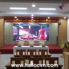 Thi công màn hình LED P2.5 trong nhà tại Trường PT DT Nội Trú Di Linh  