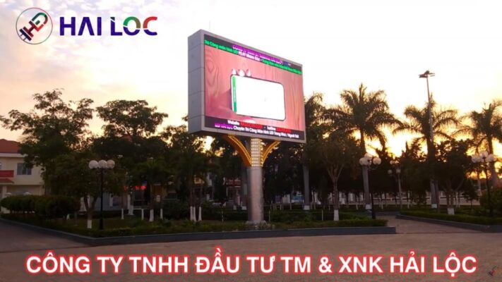 Hải Lộc thi công màn hình LED ngoài trời màn P5 và P10 tại Quảng trường Lâm Hà, Lâm Đồng  