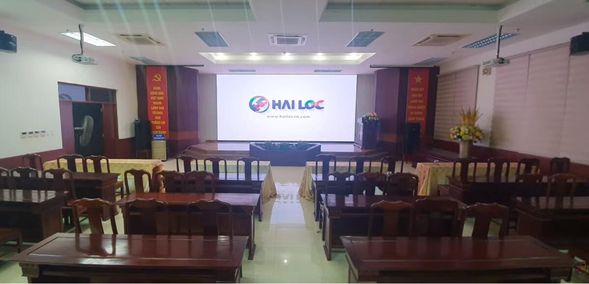 Hải Lộc thi công màn hình Led P2 Cục thuế tỉnh Quảng Ngãi  