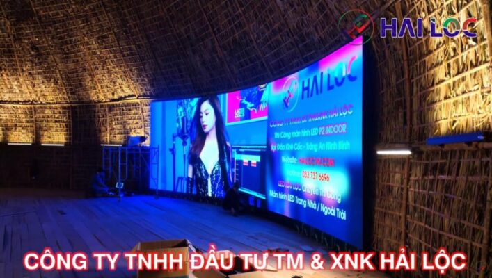LED Hải Lộc thi công màn hình LED P2 50m2 Tại Đảo Khê Cốc, Tràng An  