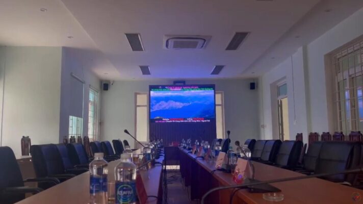 Thi công màn hình LED P2.5 Trụ sở tiếp công dân Tỉnh Quảng Trị  