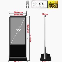 Màn hình quảng cáo LCD chân đứng 55 inch SAMSUNG/LG - Hải Lộc