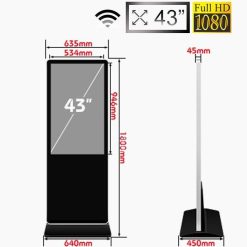 Màn hình quảng cáo LCD chân đứng 43 inch SAMSUNG / LG - Hải Lộc