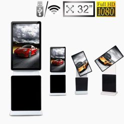Màn hình quảng cáo LCD 43 inch xoay 360 độ - Giải pháp trình chiếu chuyên nghiệp