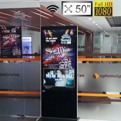 Màn hình quảng cáo LCD chân đứng 49 inch Wifi chính hãng HẢI LỘC