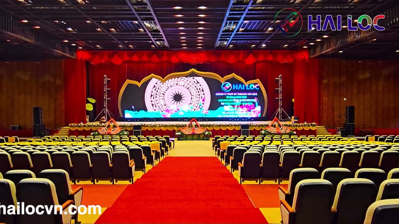 Thi công màn hình LED P3.91 110m² tại Bái Đính - Hải Lộc - Hình ảnh dự án thực tế LED Hải Lộc thi công