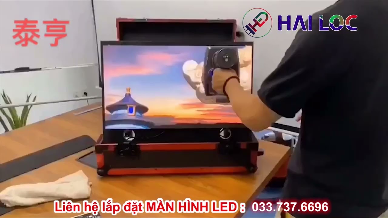 Thi công màn hình LED P1.25 không dùng cáp tín hiệu và dây điện 5V – Giải pháp tối ưu - Hình ảnh dự án thực tế LED Hải Lộc thi công