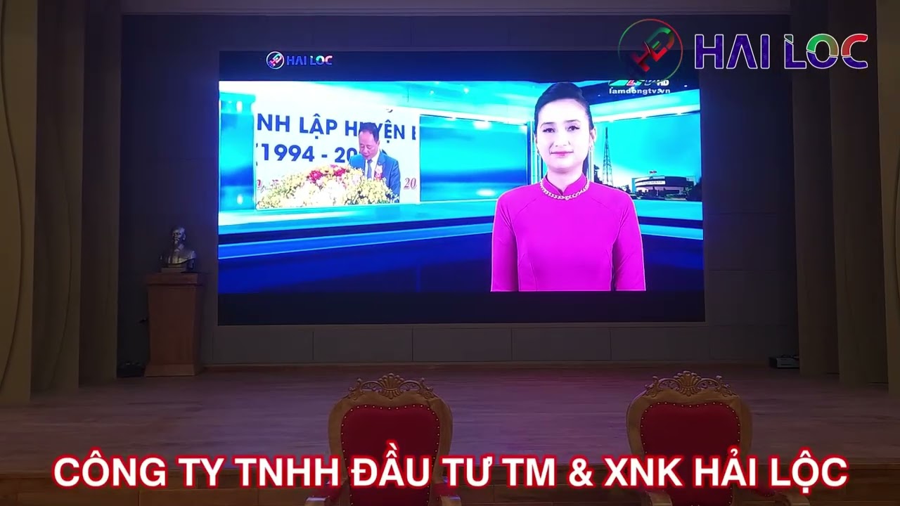 Thi công màn hình LED P3 tại UBND huyện Bảo Lâm – Giải pháp hiển thị chuyên nghiệp - Hình ảnh dự án thực tế LED Hải Lộc thi công