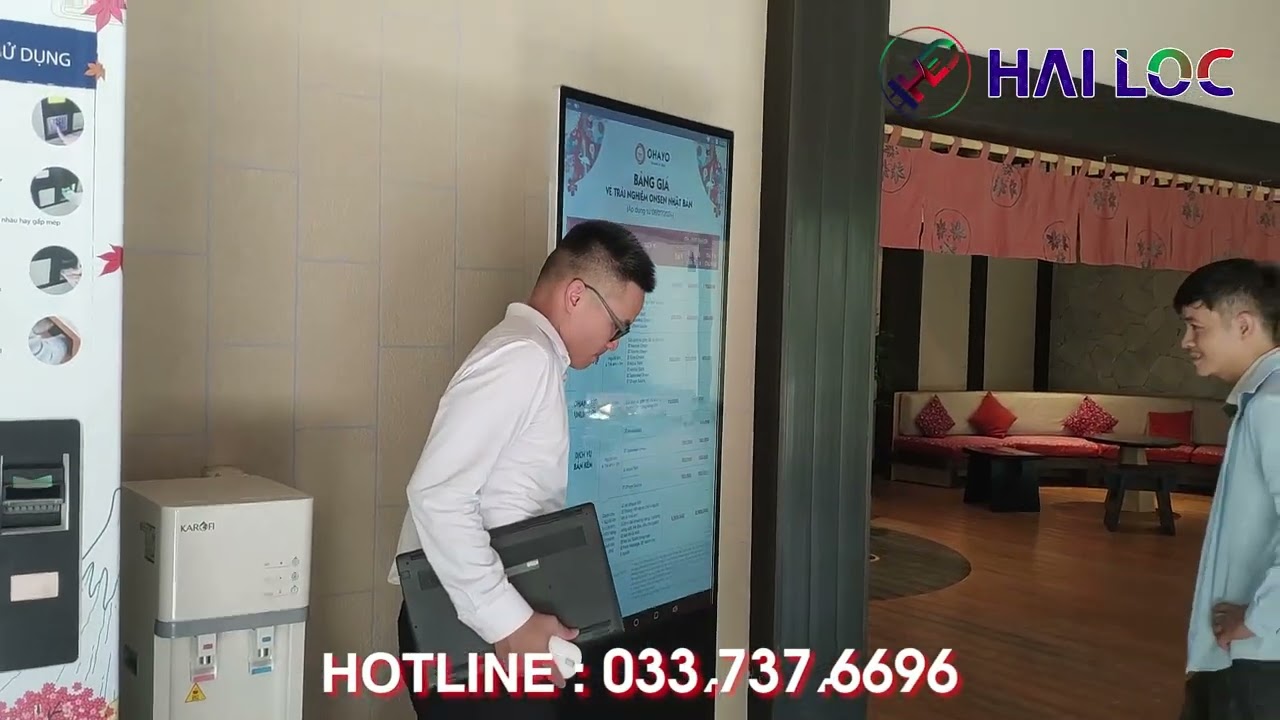Thi công màn hình LED chân đứng 55 inch tại Phú Thọ - Lynntimes - Hình ảnh dự án thực tế LED Hải Lộc thi công