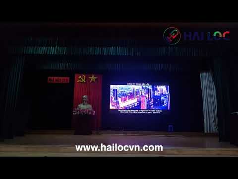 Thi công màn hình LED hội trường nhà máy Z131 Thái Nguyên – Hải Lộc chuyên nghiệp - Hình ảnh dự án thực tế LED Hải Lộc thi công
