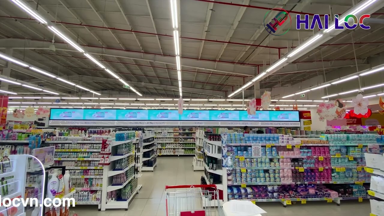 Thi công màn hình LED quảng cáo cho Siêu thị Go Việt Trì - Hải Lộc - Hình ảnh dự án thực tế LED Hải Lộc thi công