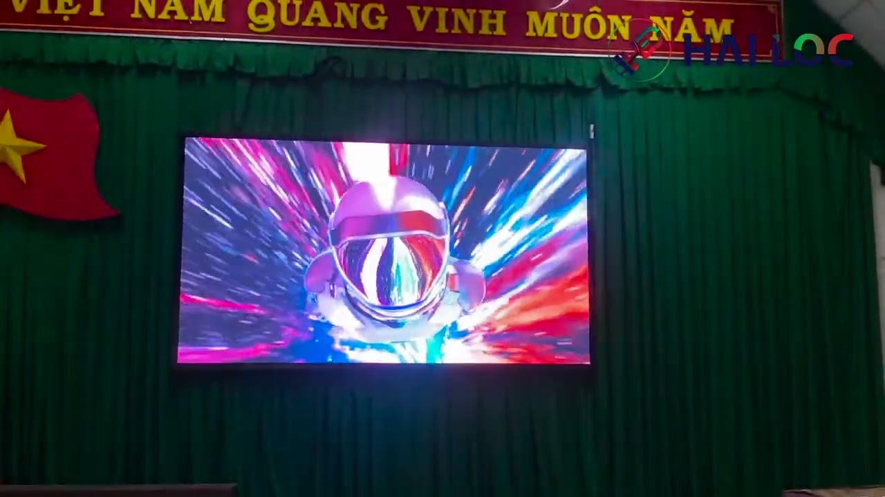 Thi công màn hình LED tại Trường Bồi dưỡng Chính trị 16 Nguyễn Văn Trỗi, TP Đắk Lắk - Hình ảnh dự án thực tế LED Hải Lộc thi công