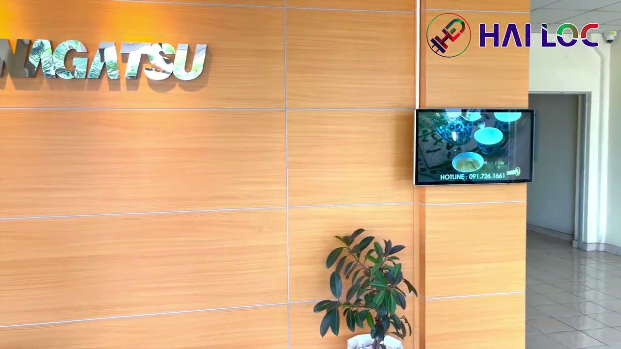 Thi công màn hình LED 32 inch quảng cáo NAGATSU tại KCN Thăng Long - Hình ảnh dự án thực tế LED Hải Lộc thi công