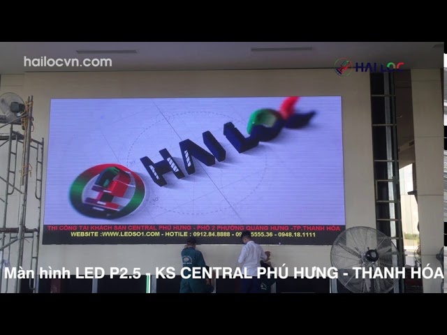Thi công màn hình LED P2 tại ILOC PhuHung - Giải pháp hiển thị chất lượng cao - Hình ảnh dự án thực tế LED Hải Lộc thi công