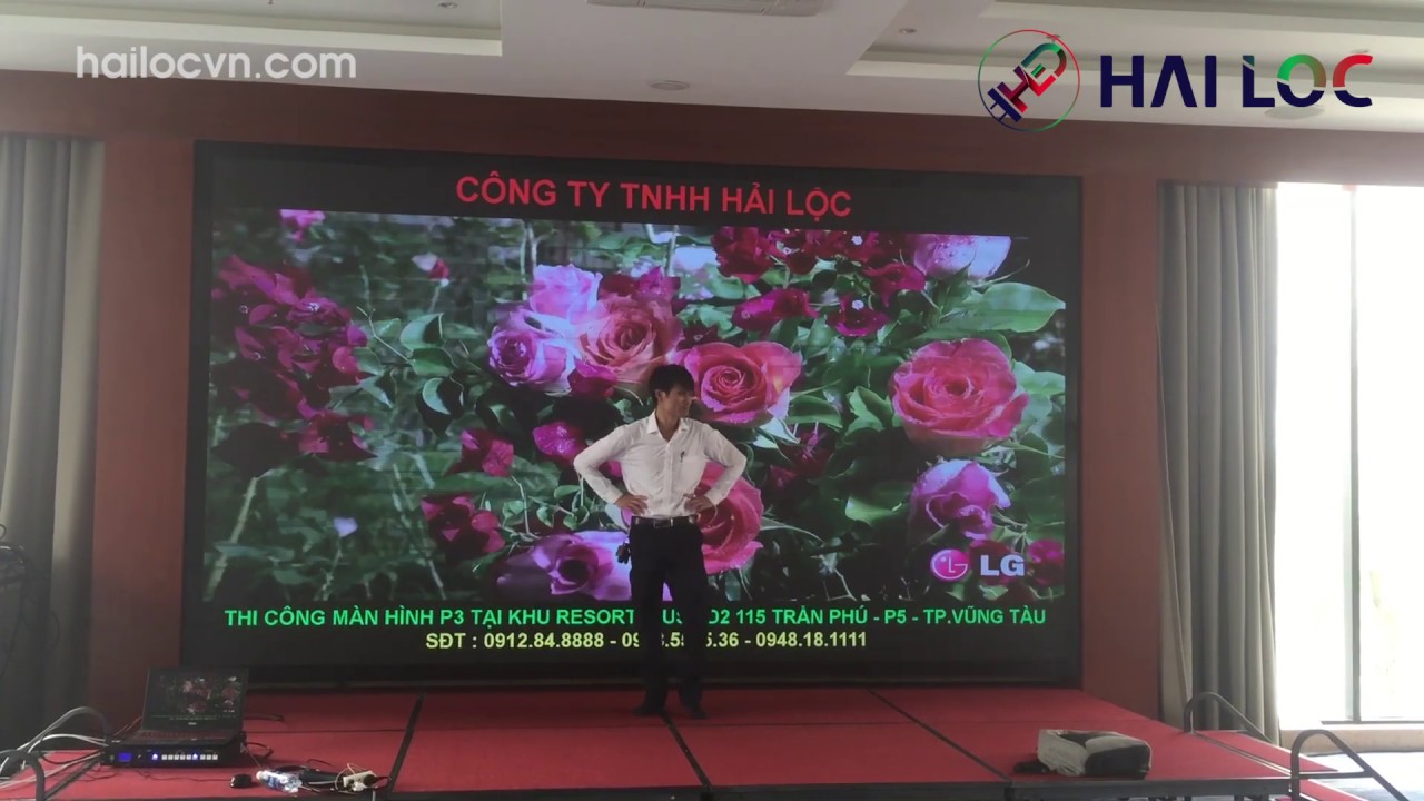 Thi công màn hình LED P3 tại ILOC Resort DusitD2 Nha Trang - Khánh Hòa - Hình ảnh dự án thực tế LED Hải Lộc thi công