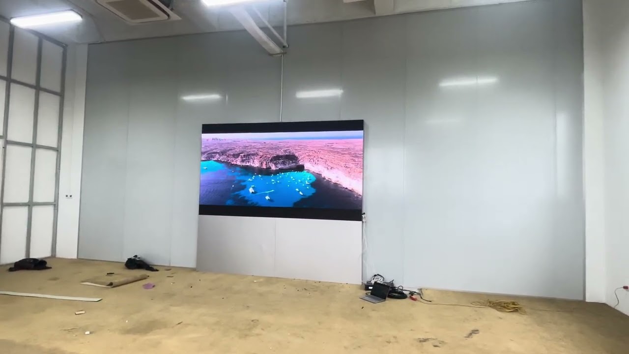 Thi công màn hình LED P1.668 tại Tầng 4 Công Ty Xuân Thiện Ninh Bình - Hình ảnh dự án thực tế LED Hải Lộc thi công