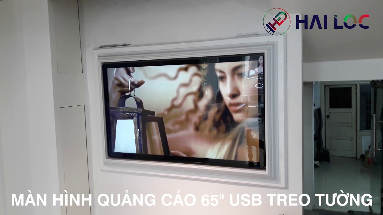 Thi công màn hình 65 inch tại 38 Tuệ Tĩnh - Nhận USB thông minh - Hình ảnh dự án thực tế LED Hải Lộc thi công