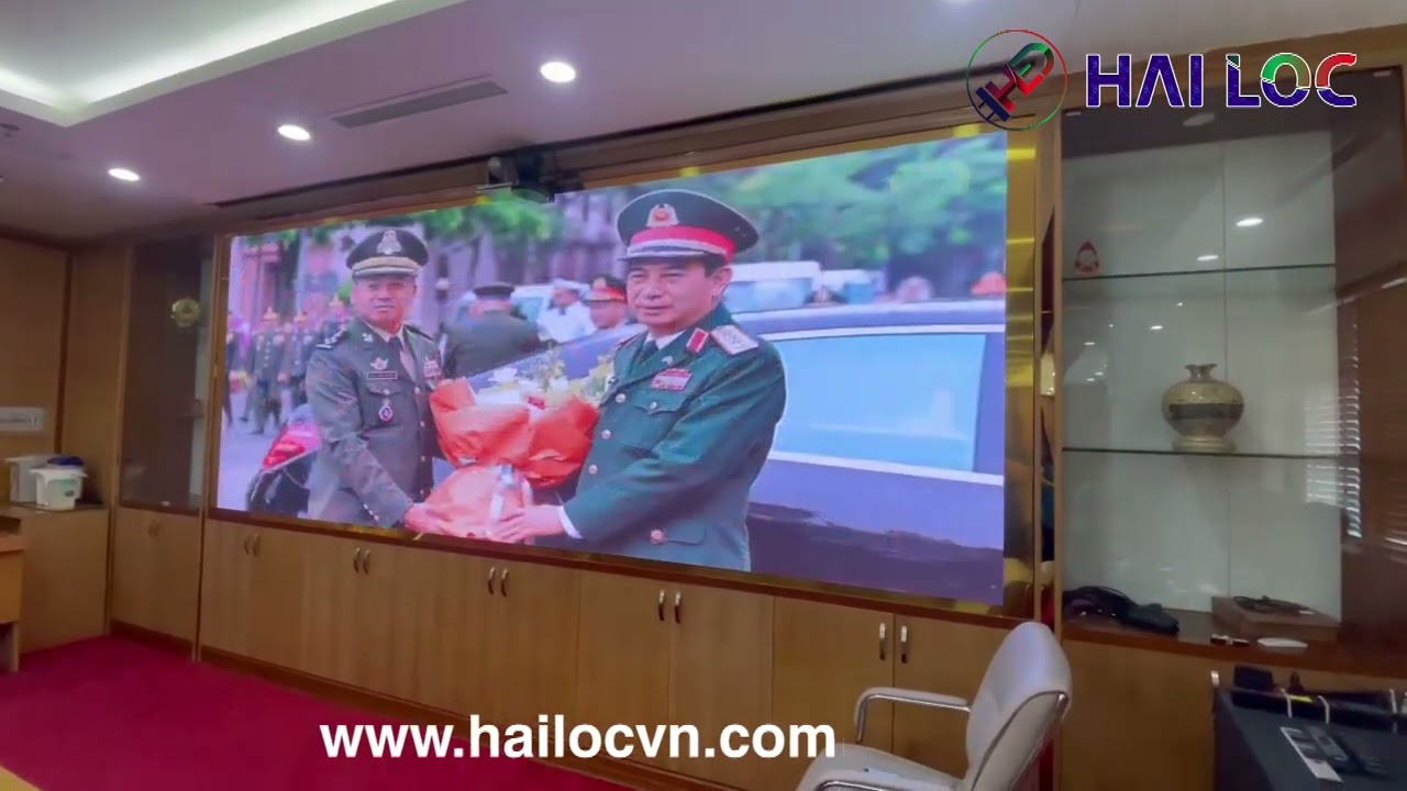 Thi công màn hình LED P1.25 tại Bệnh viện 108 – Hải Lộc - Hình ảnh dự án thực tế LED Hải Lộc thi công