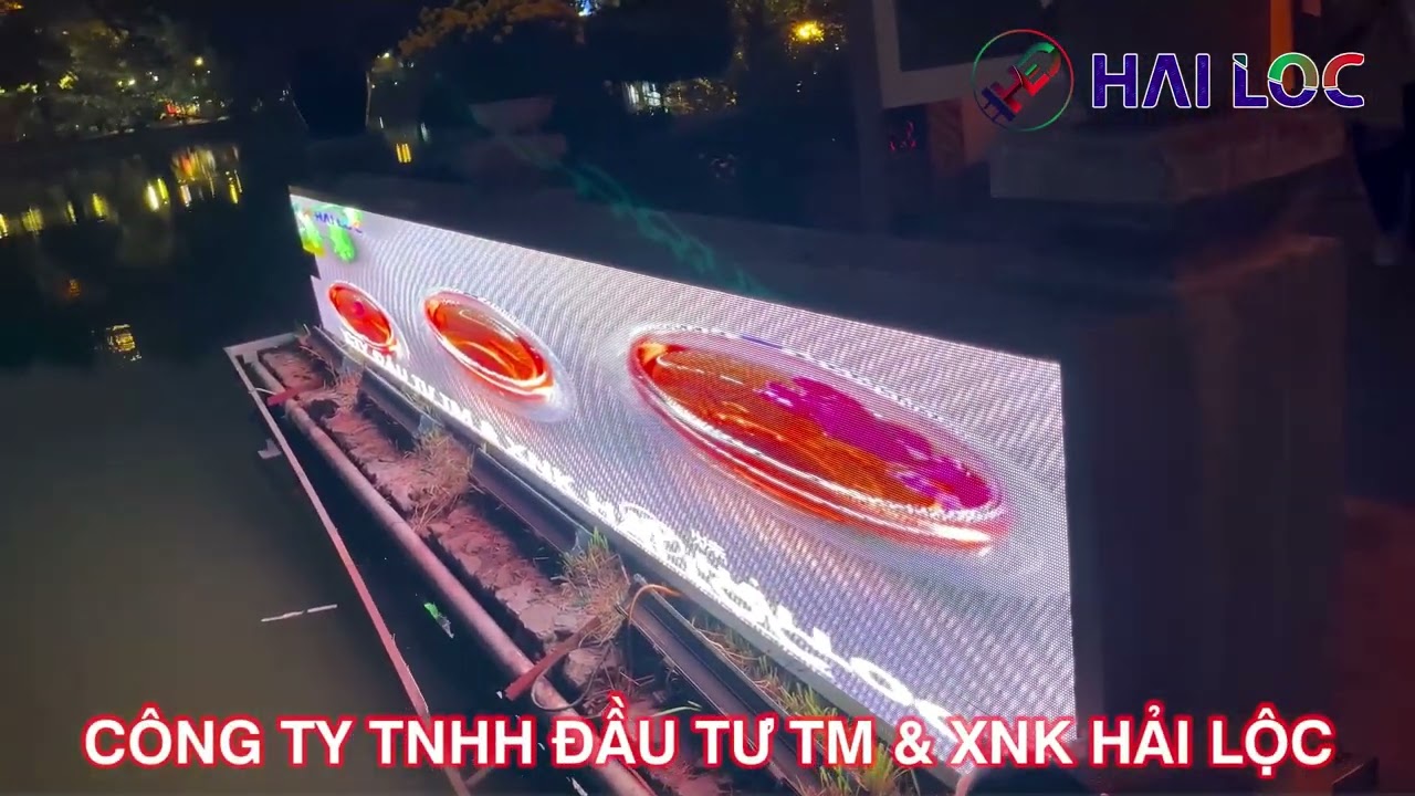 Thi công màn hình LED P5 outdoor tại Đền Ngọc Sơn Hồ Hoàn Kiếm - Hình ảnh dự án thực tế LED Hải Lộc thi công