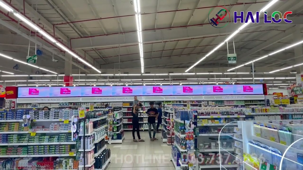 Thi công màn hình LED P3 tại Siêu Thị GO Hải Dương – Hải Lộc - Hình ảnh dự án thực tế LED Hải Lộc thi công
