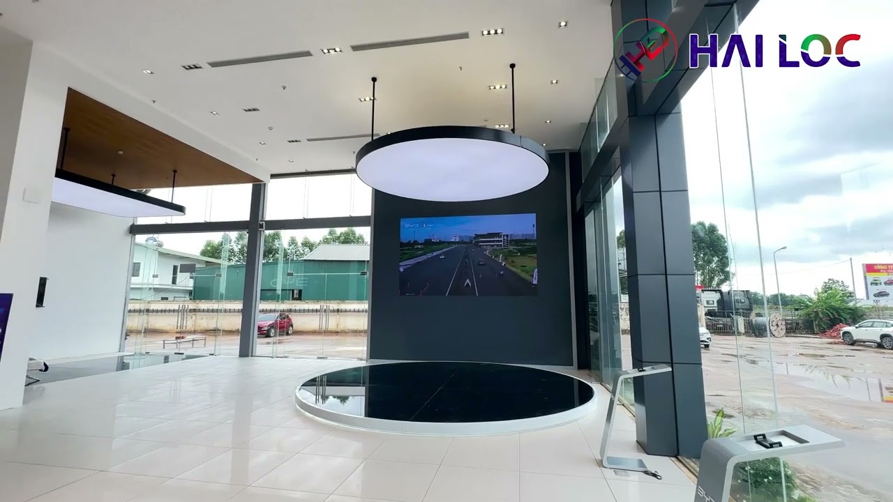 Thi công màn hình LED P2 tại Showroom BYD Bắc Giang – Dự án module dẻo - Hình ảnh dự án thực tế LED Hải Lộc thi công