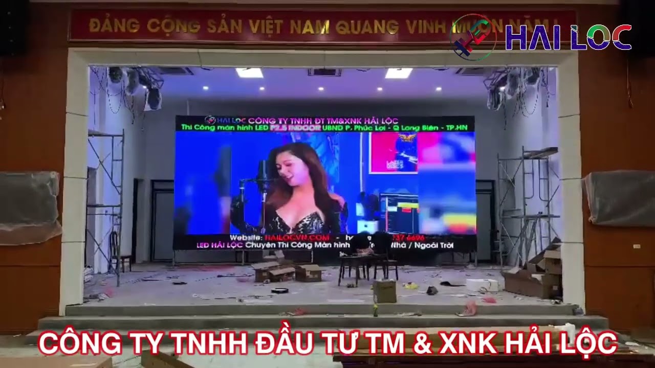 Thi công màn hình LED P2.5 tại Nhà Máy Z183 – Giải pháp hiển thị chuyên nghiệp - Hình ảnh dự án thực tế LED Hải Lộc thi công