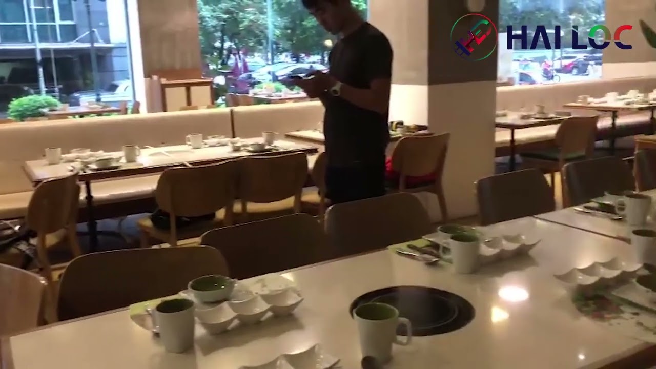 Thi công màn hình 43 inch quảng cáo tại nhà hàng ẩm thực 4 mùa Hoàng Đạo Thúy - Hình ảnh dự án thực tế LED Hải Lộc thi công
