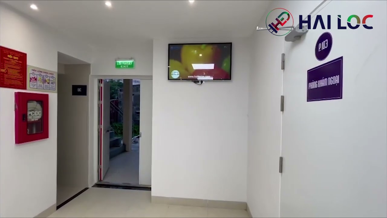 Thi công màn hình LED 43” tại phòng khám Đồng Nhân 22 Hoàng Sa Quảng Nam - Hình ảnh dự án thực tế LED Hải Lộc thi công