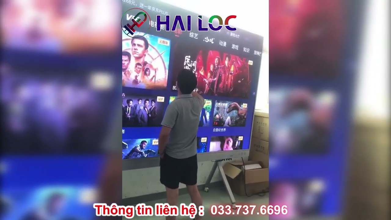 Thi công màn hình LED chất lượng cao tại Tivi Hải Lộc - hailocvn.com - Hình ảnh dự án thực tế LED Hải Lộc thi công