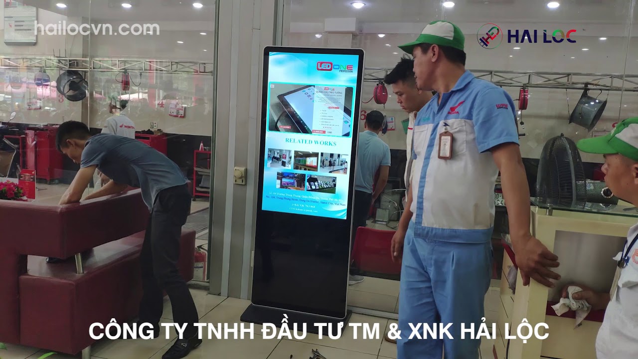 Thi công màn hình LED P3 tại iLoc 49 Thắng Lợi 3, 545 Nguyễn Văn Cừ - Hải Lộc - Hình ảnh dự án thực tế LED Hải Lộc thi công