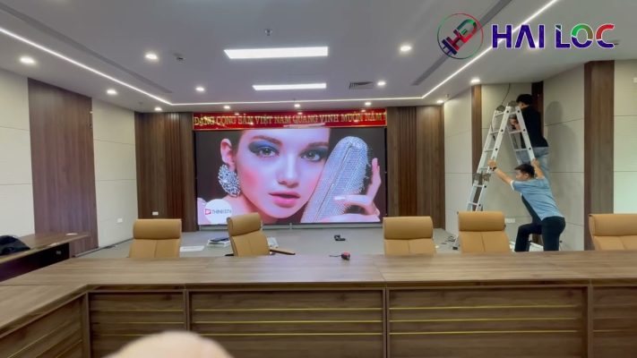CTY LED Hải Lộc đã thi công màn hình 01.bidv lang ha