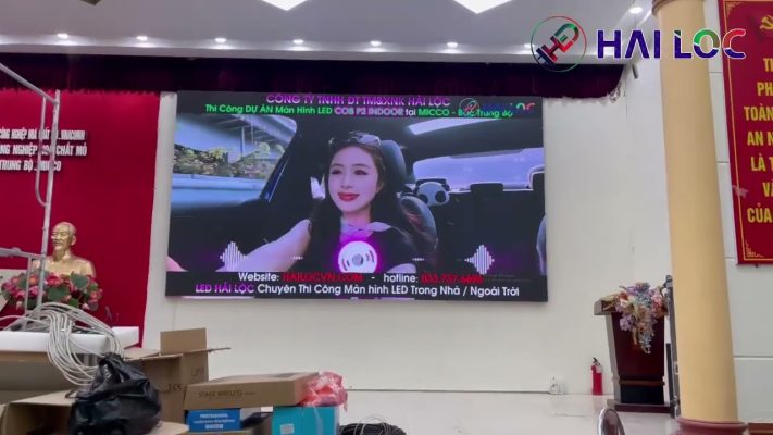 CTY LED Hải Lộc đã thi công màn hình Hailoc.07.lcv. long binh binh. cong nghiepj hóa chất mở